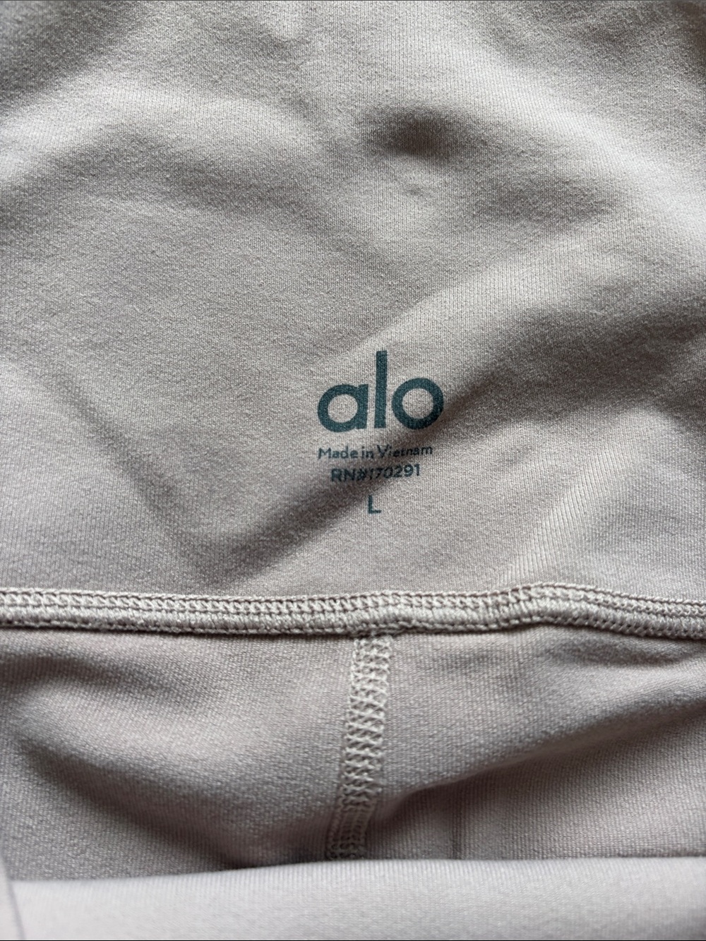 ALO Yoga Beige Flare Leggings - Picture 3 of 5